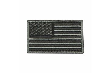 Image of VISM Usa Flag Patch Embroidered, Black, CVUSAE3028B
