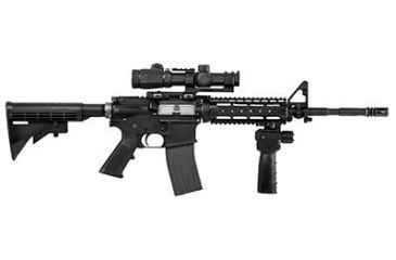 Image of VISM Vertical Grip w/Strobe Flashlight &amp; Red Laser - Gen2, 200 Lumens VAQVGFLRV2
