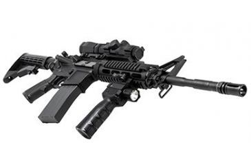 Image of VISM Vertical Grip w/Strobe Flashlight &amp; Red Laser - Gen2, 200 Lumens VAQVGFLRV2