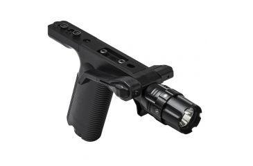 Image of Vism VGF 250 Lumen LED Flashlight Vertical Grip / KeyMod, Black, VAARVGFLKM