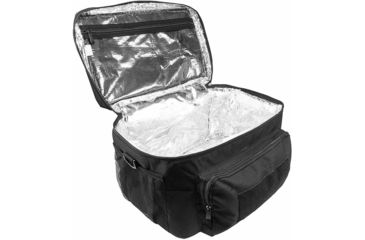 Image of Vism By Ncstar Medium Insulated Cooler Lunch Box With Molle/Pal Webbing, Black, CVKOLM3023B