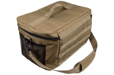 Image of Vism By Ncstar Medium Insulated Cooler Lunch Box With Molle/Pal Webbing, Tan, CVKOLM3023T