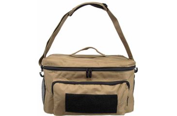 Image of Vism By Ncstar Medium Insulated Cooler Lunch Box With Molle/Pal Webbing, Tan, CVKOLM3023T