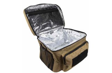 Image of Vism By Ncstar Medium Insulated Cooler Lunch Box With Molle/Pal Webbing, Tan, CVKOLM3023T