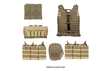 Image of Zombie Infected Kit, Tan - with Vest and 5 Pouches
