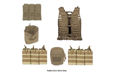 Image of Zombie Zombat Kit, Tan - with Vest and 5 Pouches