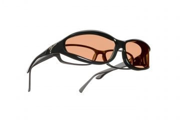 Image of Vistana Black Frame S Copper Polare Lens Sunglasses W602C
