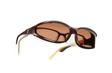 Image of Vistana Burgundy Frame S Copper Polare Lens Sunglasses W609C