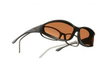 Image of Vistana Soft Black Frame S Copper Polare Lens Sunglasses WS602C