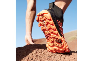 Image of Vivobarefoot Esc Tempest Trailrunning Shoes - Mens, Obsidian/Orange, 12 US, 300099-03-45
