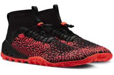 Image of Vivobarefoot Esc Tempest Trailrunning Shoes - Mens, Black Neon Coral, 42, 300099-0242