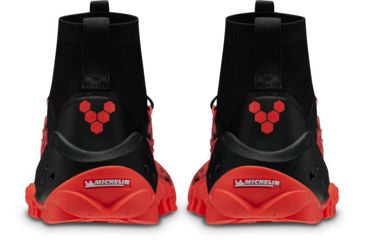 Image of Vivobarefoot Esc Tempest Trailrunning Shoes - Mens, Black Neon Coral, 42, 300099-0242