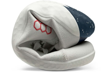 Image of Vivobarefoot Geo Court Eco Casual Shoes - Mens, White/Navy/Red, 8 US, 300134-02-41