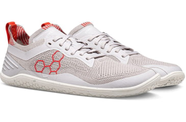 Image of Vivobarefoot Geo Racer Knit Road Running Shoes - Mens, Moonstone, 40, 302054-0240