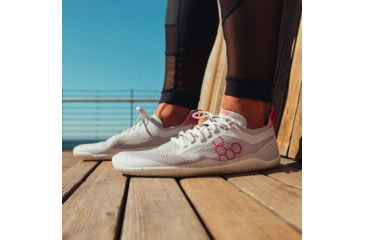 Image of Vivobarefoot Geo Racer Knit Road Running Shoes - Mens, Moonstone, 40, 302054-0240