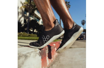 Image of Vivobarefoot Geo Racer Knit Road Running Shoes - Mens, Obsidian, 46, 302054-0146