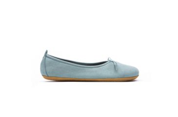Image of Vivobarefoot Jing Jing Lace Eco Suede Casual Shoe - Womens, Dusty Blue, 42, 200016-26-42