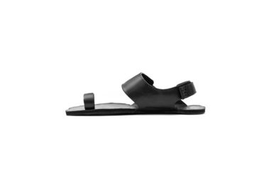 Image of Vivobarefoot Kolhapuri Leather Elegant Sandal - Womens, Black/Hide, 42, 200064-02-42