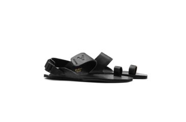 Image of Vivobarefoot Kolhapuri Leather Elegant Sandal - Womens, Black/Hide, 42, 200064-02-42