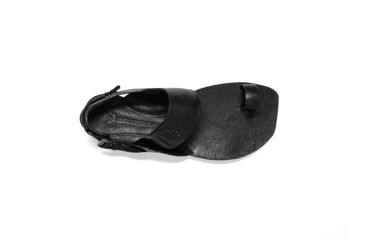 Image of Vivobarefoot Kolhapuri Leather Elegant Sandal - Womens, Black/Hide, 42, 200064-02-42