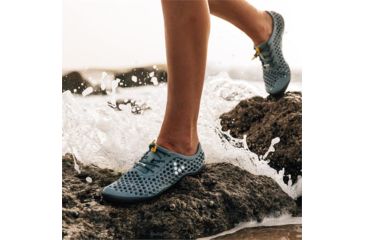 Image of Vivobarefoot Ultra III Bloom X Finisterre Shoes - Mens, Light Blue, 44, 300077-10-44