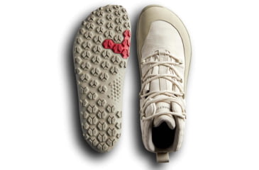 Image of Vivobarefoot Tracker Textile FG2 Hiking Boot - Womens, US 8/39 Euro, Silver Birch, 209536-0239