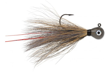 Image of VMC Bucktail Jig, 1/4 oz, Smoke, BKJ14-SMK