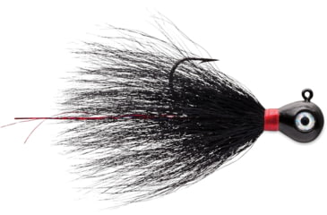 Image of VMC Bucktail Jig, Black, 1/32oz, BKJ132-BLK