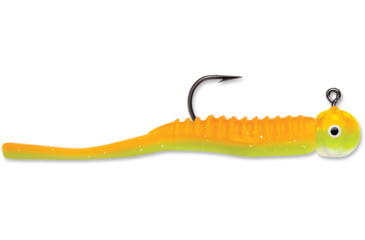 Image of VMC Flap Tail Jig, Orange Chartreuse Glow, 1/32oz, FGRJ132OCGL
