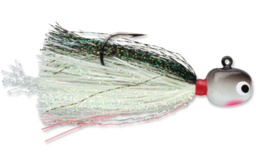 Image of VMC Hot Skirt Glow Jig, Crappie Minnow, 1/16oz, HSG116-CRPM