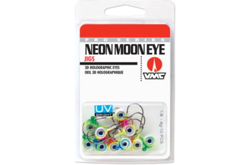 Image of VMC Neon Moon Eye Jig UV Kit, Assorted, 1/8oz, NME18UVK