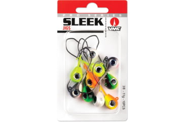 Image of VMC Sleek Jig Kit, 3/8oz Number 2/0 Hooks, 10 Assorted Colours, SLJ38K