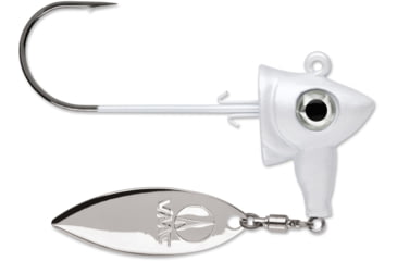 Image of VMC Spin Jig 1/2 White 1/2 Oz. 4/0 HK, SPJ12-WHT