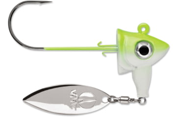 Image of VMC Spin Jig 1/4 Chartreuse Shad 1/4 Oz. 3/0 HK, SPJ14-CHSD
