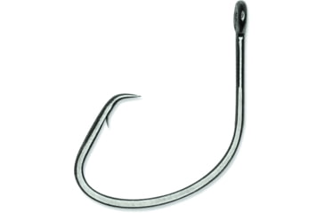 Image of VMC SureSet Circle Hook, 1X Strong, Offset, Vanadium Steel, Needle Point, Coastal Black, Size 2/0, 10/Pack, 7381CB#2/0PP