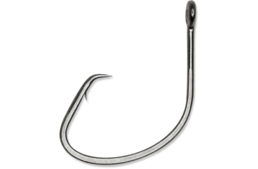 Image of VMC SureSet Circle Hook, 1X Strong, Offset, Vanadium Steel, Needle Point, Coastal Black, Size 4, 14/Pack, 7381CB#4PP