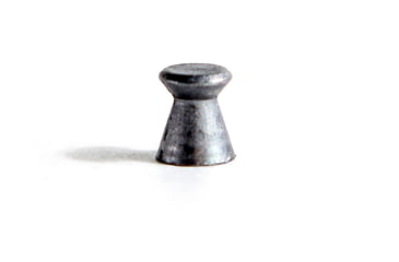 Image of Vogel LG Match .177 Cal Pellets, .53 Gram, Green Tin, 4.50 Head, 500 count, Silver, .177 wadcutter green tin-45