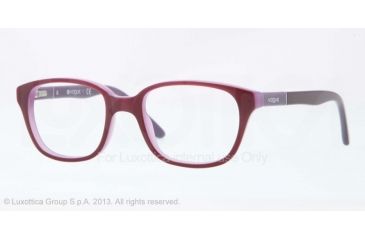 Image of Vogue BABY 82 VO2810 Eyeglass Frames 2015-43 - Top Dark Violet/lilac Frame