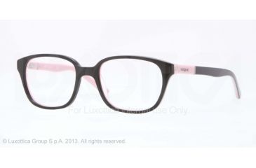Image of Vogue BABY 82 VO2810 Eyeglass Frames 2162-43 - Top Black/pink Frame