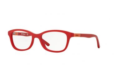 Image of Vogue BABY 87 VO2892 Eyeglass Frames 2135S-45 - Crystal/matte Pearl Red Frame