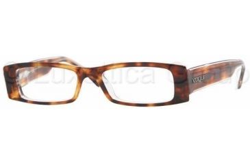 Image of Vogue Eyeglasses VO2501 with Lined Bifocal Rx Prescription Lenses 1471-4816 - Top Transparent Havana 