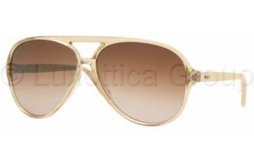 Image of Vogue VO2578S Sunglasses with No-Line Progressive Rx Prescription Lenses VO2578S-168413-6211 - Frame Color: Beige, Lens Diameter: 62 mm