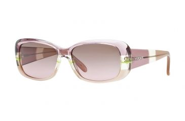Image of Vogue Prescription Sunglasses VO2606S VO2606S-223514-55 - Lens Diameter 55 mm, Frame Color Plum Grad/ivory/powder Tr