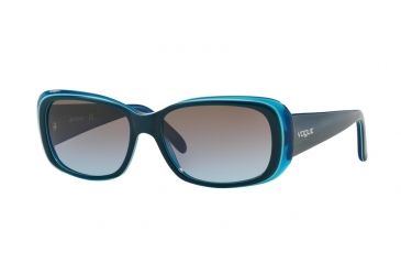 Image of Vogue Prescription Sunglasses VO2606S VO2606S-228548-52 - Lens Diameter 52 mm, Frame Color Aqua Green/Opal Bluette