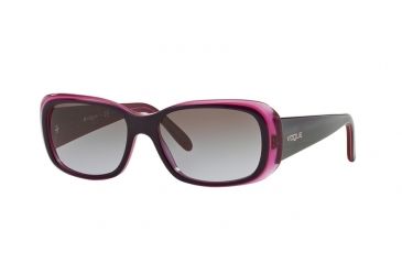 Image of Vogue Prescription Sunglasses VO2606S VO2606S-228668-52 - Lens Diameter 52 mm, Frame Color Dark Violet/Opal Pink
