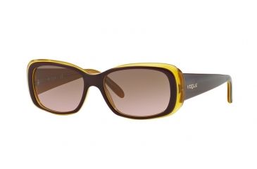 Image of Vogue Prescription Sunglasses VO2606S VO2606S-228714-52 - Lens Diameter 52 mm, Frame Color Purple/Opal Yellow