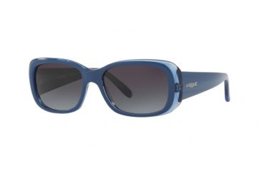 Image of Vogue Prescription Sunglasses VO2606S VO2606S-24078G-55 - Lens Diameter 55 mm, Frame Color Top Bluette/bluette Transp