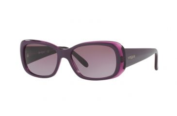 Image of Vogue Prescription Sunglasses VO2606S VO2606S-24098H-52 - Lens Diameter 52 mm, Frame Color Top Violet/violet Transp