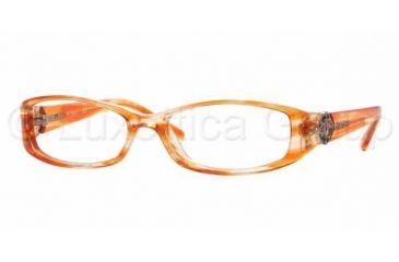 Image of Vogue VO2535B Progressive Eyeglasses - Striped Orange Frame / 52 mm Prescription Lenses, 1589-5215