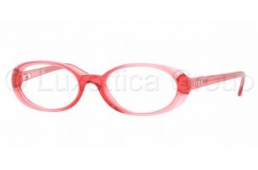 Image of Vogue VO 2554 Eyeglasses Styles Gradient Red Metallic Frame w/Non-Rx 50 mm Diameter Lenses, 1595-5016